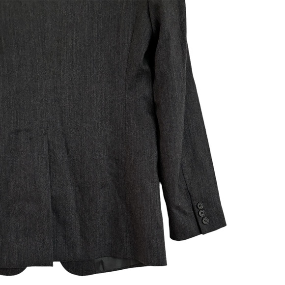 Michael Kors Charcoal Gray Italian Wool Blend Blazer Size 6 - Picture 5 of 8
